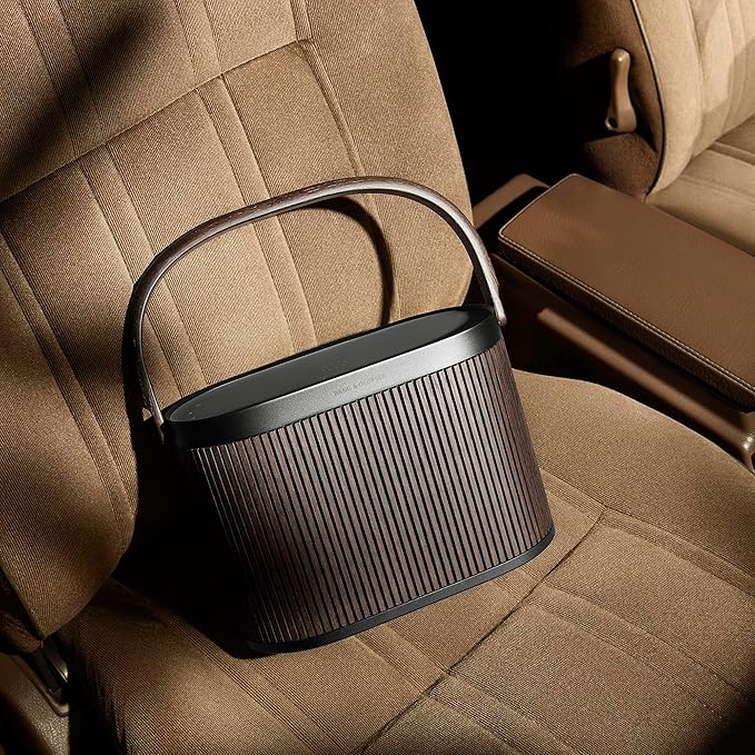 Bang & Olufsen Beosound A5 - Portable Bluetooth Speaker with Wi-Fi Connection, Carry-Strap, Dark Oak