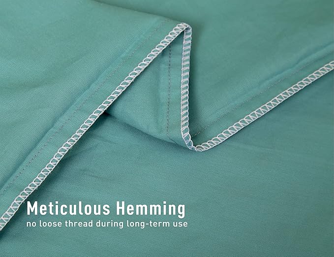 Sunflower King Pillowcases Set of 2, 100% Cotton King Pillow Cases 2, 20×40 inches Lagoon, Soft and Breathable