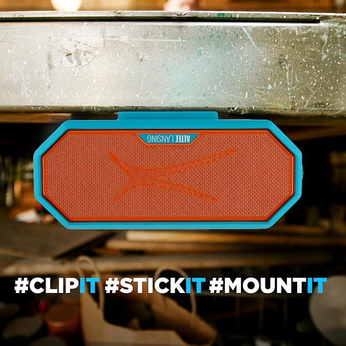 Altec Lansing - Portable Bluetooth Speaker HYDRABLAST 2.0, Waterproof IP67, 20W Output Power, Magnetic Bluetooth Speaker (Miami Dolphins)