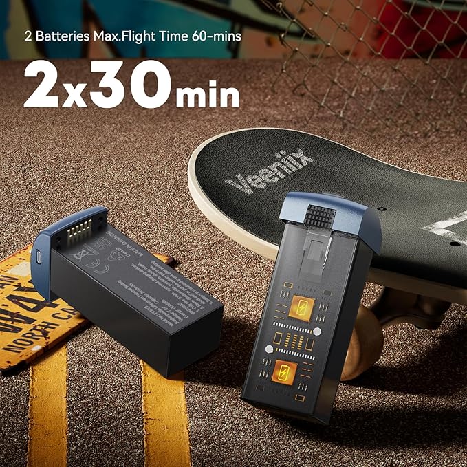 V11MINI Drones with Camera for Adults 4K,Under 249g,60-Min Flight Time with 2 batteries,5GHz Transmission,GPS Auto Return,Follow Me,4K FPV Drone,Foldable and Lightweight,Ideal for Beginners,Adults