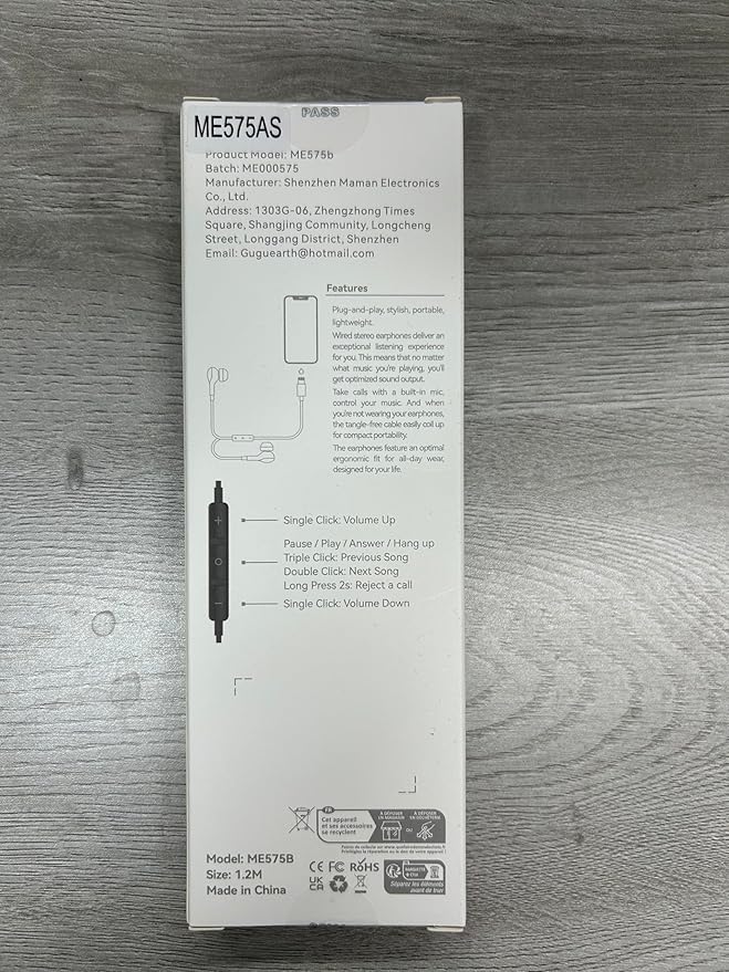 Guguearth Wired Headphones Earbuds for iPhone with Lightning Connector,Apple MFi Certified, Magnetic Wired Ear Buds Earphones with Built-in Mic Compatible 14 13 12 11 Pro Max X XS XR 8 7 Plus(Black)