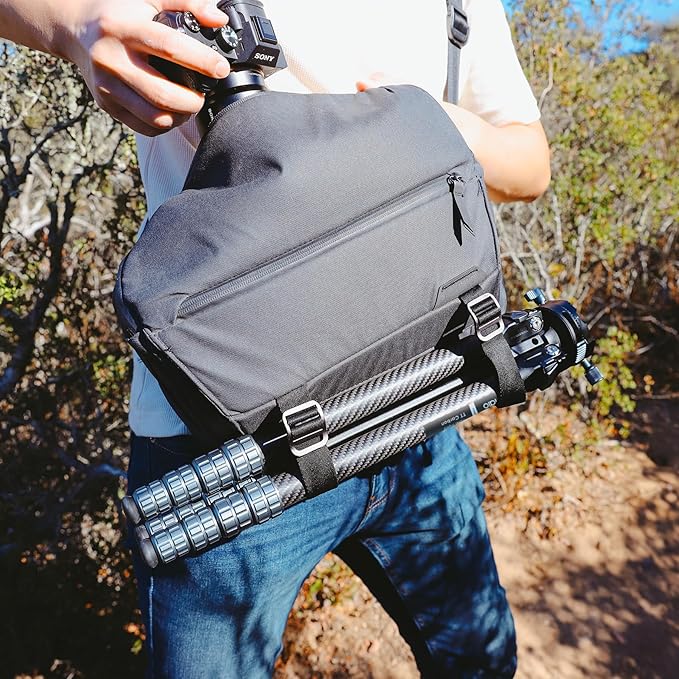 Heavy Duty Lightweight Tripods by foldio foldable studio, Portable Cell Phone & Camera Tripods with Phone Holder, for iPhone, Android, Tripod for Photo Video Shooting (Travel Tripod - Carbon)