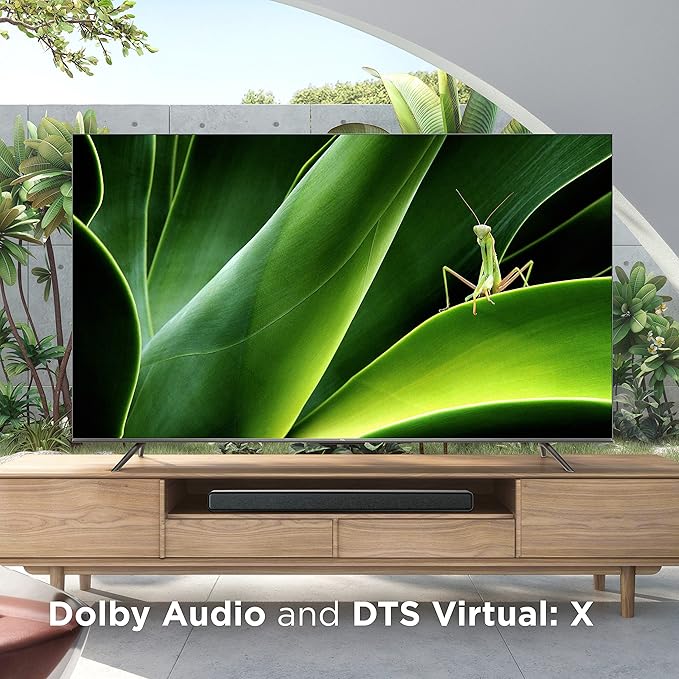 TCL 5.1ch Sound Bar with Wireless Subwoofer (Q6510, 2023 - Model), Dolby Audio, DTS Virtual:X, 430W, Built-in Center Channel Speaker, 2 Rear Surround Sound Speakers, Wall Mount / HDMI cable included