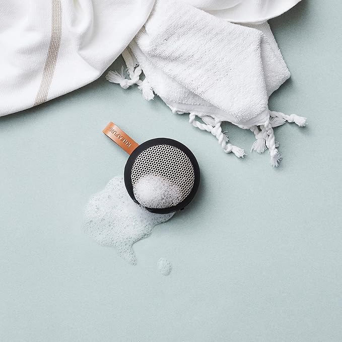 aGO2 Portable Bluetooth Speaker, Black, Water Resistant (IPX5) and Durable, Up to 25 Hours of Wireless Play, Voice Assistant, Stereo Sound, Wireless Speaker for iPhone, Android, and More