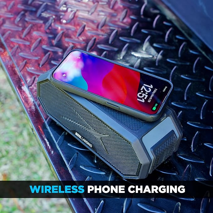 Altec Lansing - Portable Bluetooth Speaker HYDRABLAST 2.0, Waterproof IP67, 20W Output Power, Magnetic Bluetooth Speaker (Raiders)