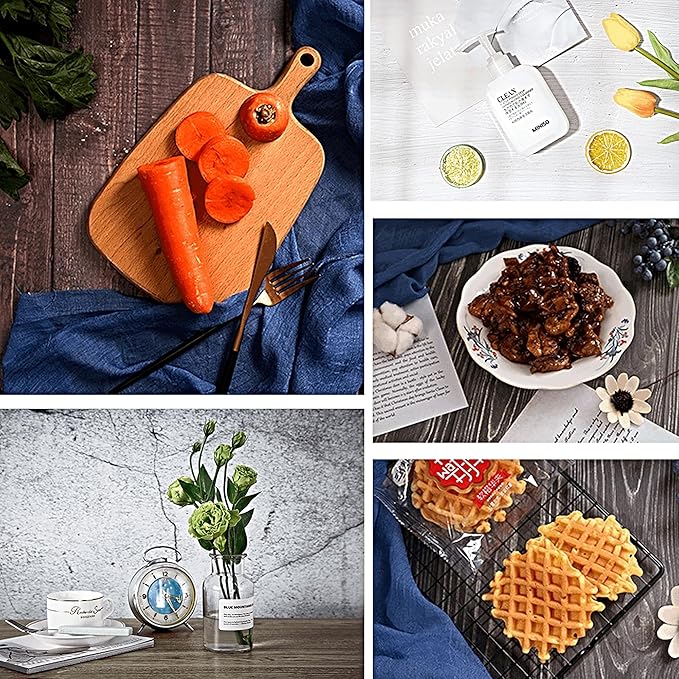 26 Patterns Product Photography Backdrops 39x27in Small Background for Food