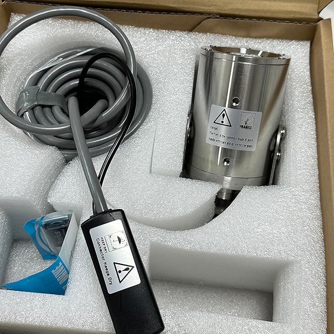 Underwater Camera POE 5MP CMOS Lens 100° Wide-Angle Sea Stainless Steel with Fill Light IP68 Waterproof Camera for 24/7 koi Pond with 32ft Cable