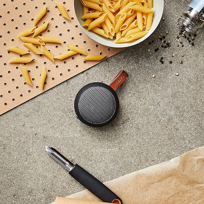 aGO2 Portable Bluetooth Speaker, Black, Water Resistant (IPX5) and Durable, Up to 25 Hours of Wireless Play, Voice Assistant, Stereo Sound, Wireless Speaker for iPhone, Android, and More